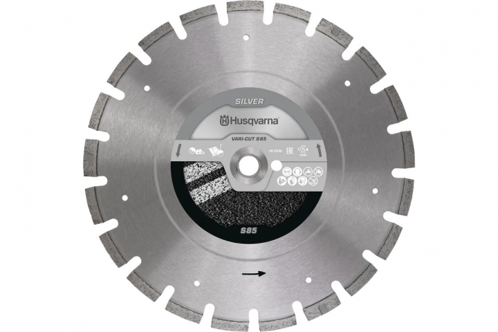 Husqvarna VARI-CUT S85 300mm i gruppen Anläggning / Husqvarna Kapmaskiner / Klingor till motorkap hos Motorsågsbutiken (5798177-10)