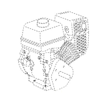Motor i gruppen Övriga Reservdelar / Reservdelar Husqvarna Snöslungor / Reservdelar Husqvarna ST224P hos Motorsågsbutiken (5804260-04)