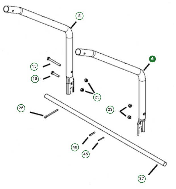 Rör i gruppen Övriga Reservdelar / Övrigt / Reservdelar Spridare 75(967027201) hos Motorsågsbutiken (5807430-01)