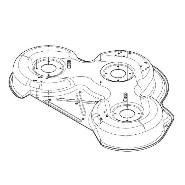 Deck Shell Assy Combi 94 Blac i gruppen hos Motorsågsbutiken (5811176-12)