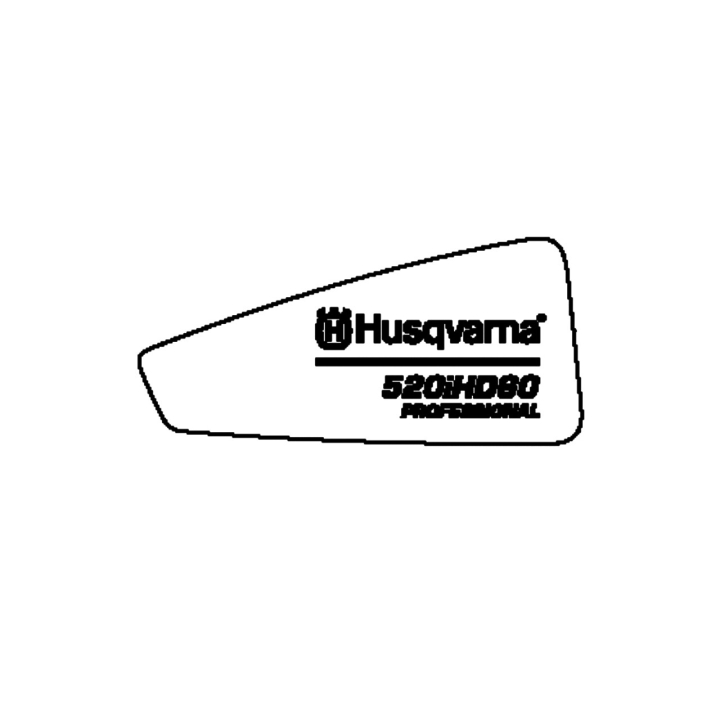 Decal Product Left 520Ihd60 i gruppen Övriga Reservdelar / Reservdelar Husqvarna Häcksaxar / Reservdelar Husqvarna 520iHD60 hos Motorsågsbutiken (5816628-05)
