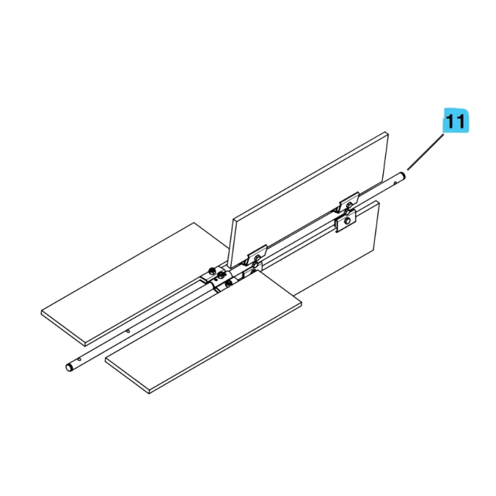 Axel i gruppen Övriga Reservdelar / Övrigt / Reservdelar Sweeper 32''(581538001) hos Motorsågsbutiken (5818318-01)