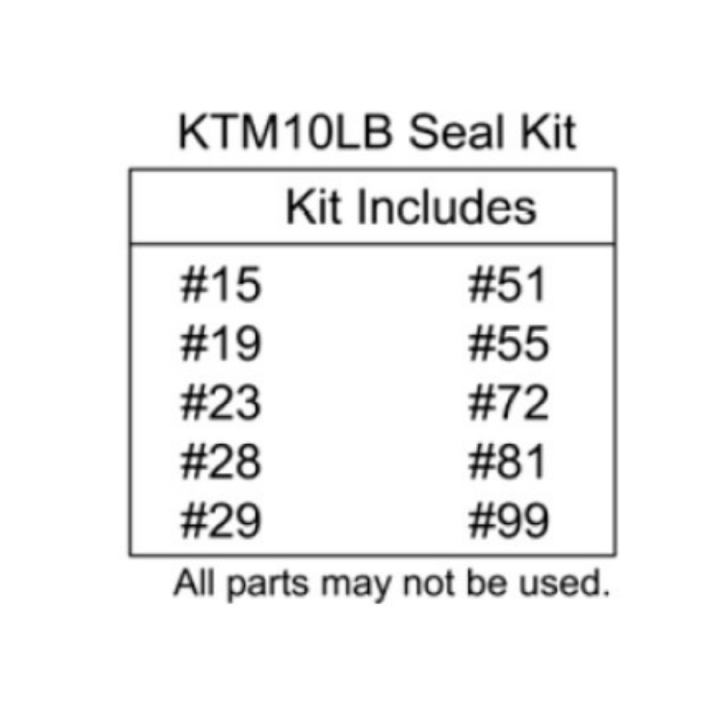 Seal Kit 187K0099070 i gruppen hos Motorsågsbutiken (5820927-01)