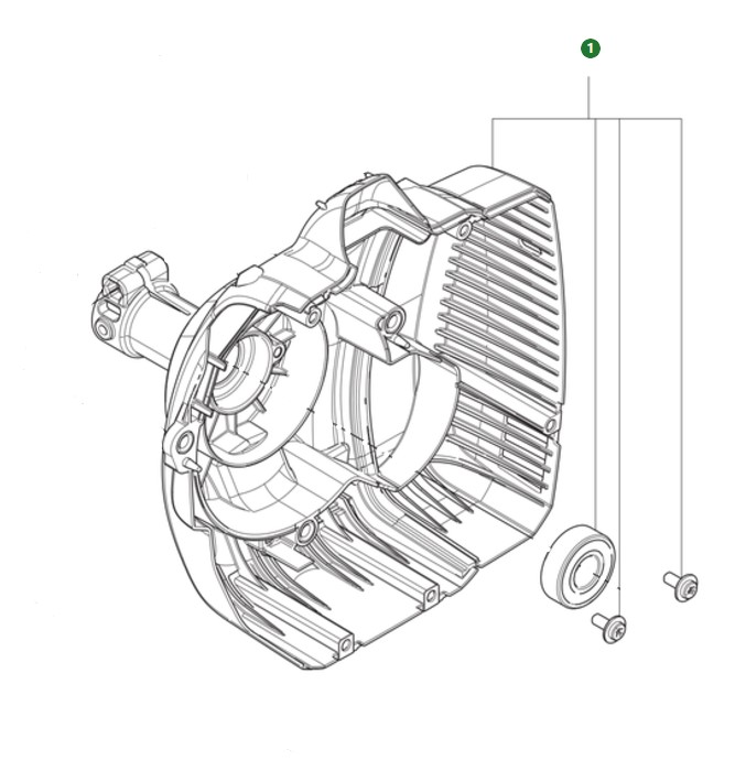 CLUTCH COVER ASSY i gruppen  hos Motorsågsbutiken (5849938-03)
