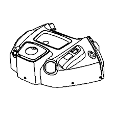 Dashboard ,Upper, Husq Lt, Cab i gruppen hos Motorsågsbutiken (5855298-05)