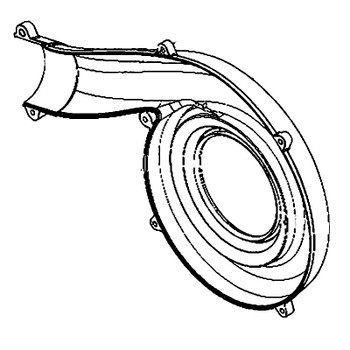 Snäcka Hö i gruppen Övriga Reservdelar / Reservdelar Husqvarna Lövblåsare / Reservdelar Husqvarna 525BX hos Motorsågsbutiken (5856126-01)