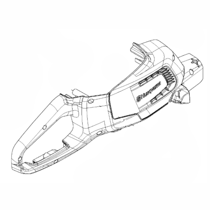 Housing Left i gruppen Övriga Reservdelar / Reservdelar Husqvarna Häcksaxar / Reservdelar Husqvarna 136LiHD45 hos Motorsågsbutiken (5856334-01)
