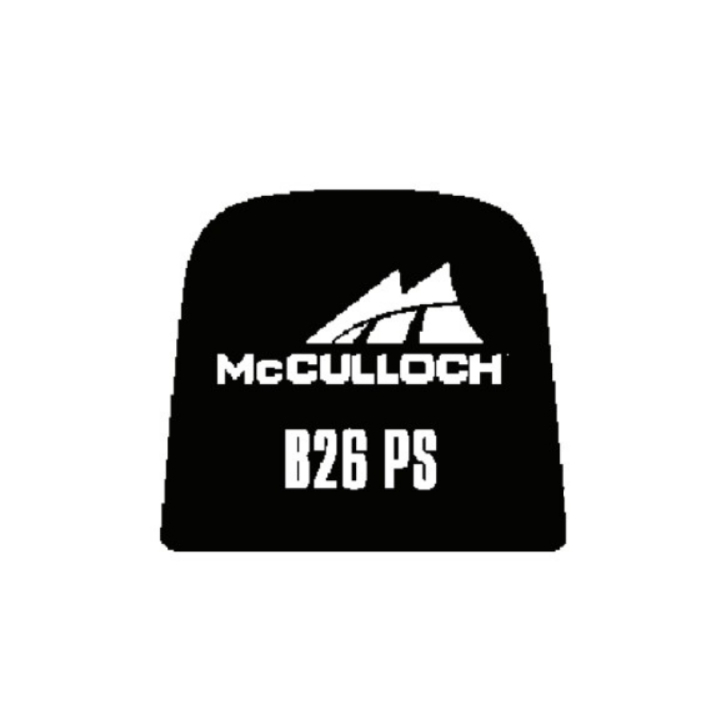 Dekal i gruppen Reservdelar Röjsågar / Reservdelar McCulloch Röjsågar / Reservdelar McCulloch T26 CS hos Motorsågsbutiken (5856936-01)