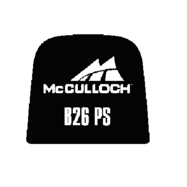 Dekal i gruppen Reservdelar Röjsågar / Reservdelar McCulloch Röjsågar / Reservdelar McCulloch B26PS hos Motorsågsbutiken (5856936-02)