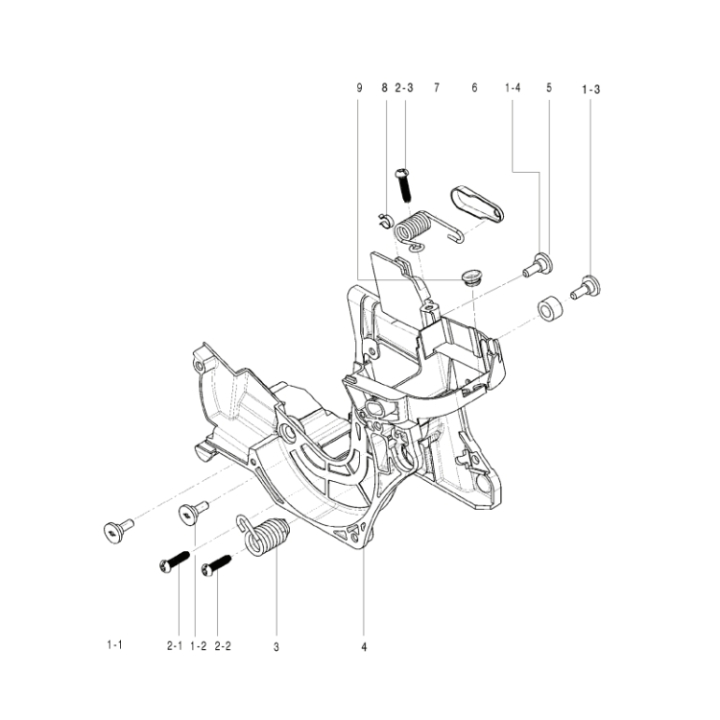 Bracket i gruppen Reservdelar Motorsågar / Husqvarna Motorsågar 100-serie / Reservdelar Husqvarna 120 / E hos Motorsågsbutiken (5860986-03)