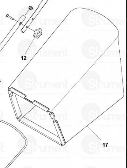 GRASS BAG ASSY 2,3 CU FT, 21 I i gruppen  hos Motorsågsbutiken (5871004-09)