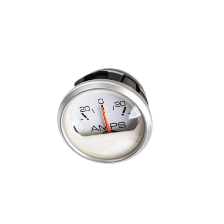 GAUGE AMMETER, PRIME SILVER BE i gruppen  hos Motorsågsbutiken (5875539-06)