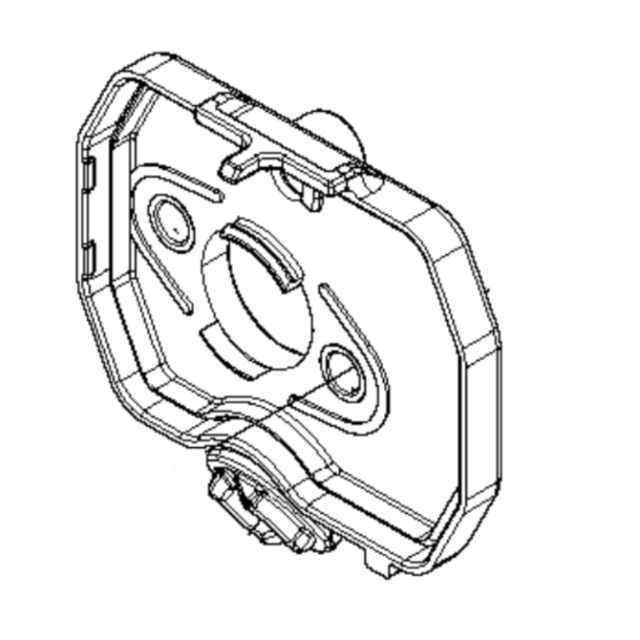 Air Filter Bottom i gruppen Reservdelar Motorsågar / Husqvarna Motorsågar 500-serie / Reservdelar Husqvarna T525 hos Motorsågsbutiken (5878707-01)