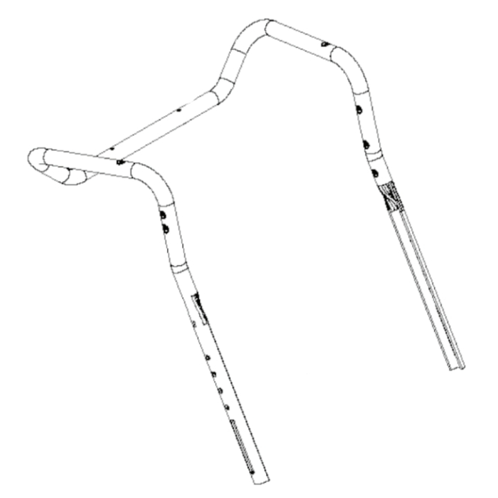 Handtag i gruppen Övriga Reservdelar / Reservdelar McCulloch Snöslungor / Reservdelar McCulloch ST76EP hos Motorsågsbutiken (5881608-02)