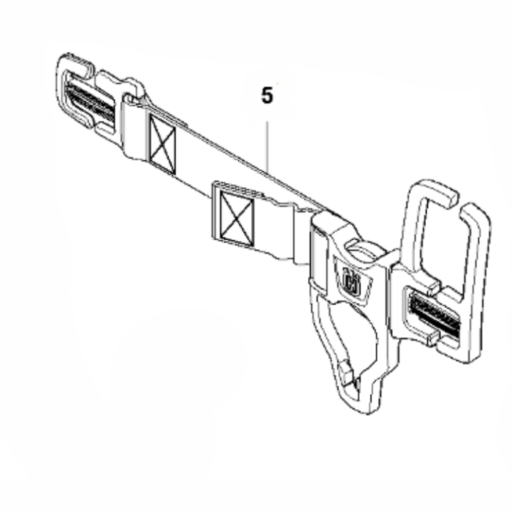Bröstband, Sele i gruppen Reservdelar Motorsågar / Husqvarna Motorsågar 500-serie / Reservdelar Husqvarna 536LiPX hos Motorsågsbutiken (5882365-01)