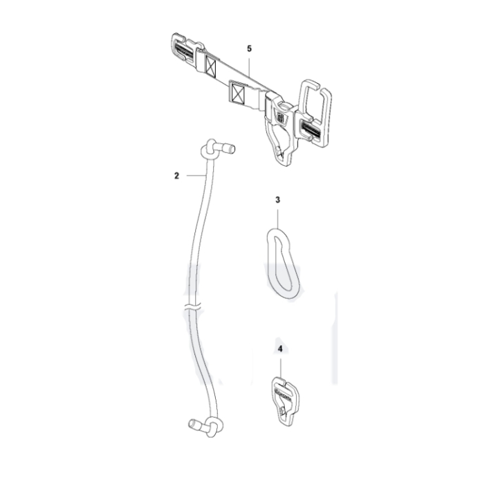 Elastisk Sele Kpl i gruppen Reservdelar Motorsågar / Husqvarna Motorsågar 500-serie / Reservdelar Husqvarna 536LiPX hos Motorsågsbutiken (5882368-01)