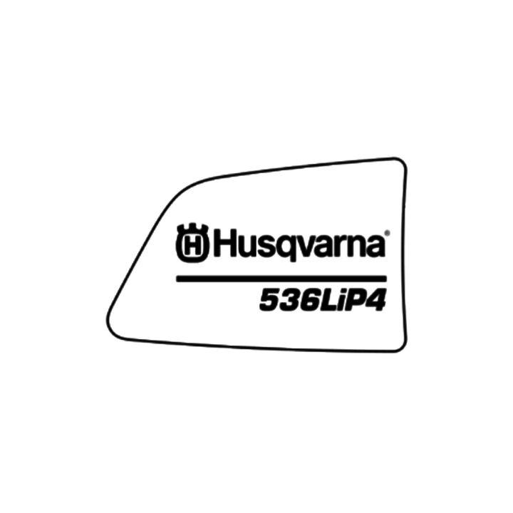 Dekal Lip4 i gruppen Reservdelar Motorsågar / Husqvarna Motorsågar 500-serie / Reservdelar Husqvarna 536LiPT5 hos Motorsågsbutiken (5886028-02)