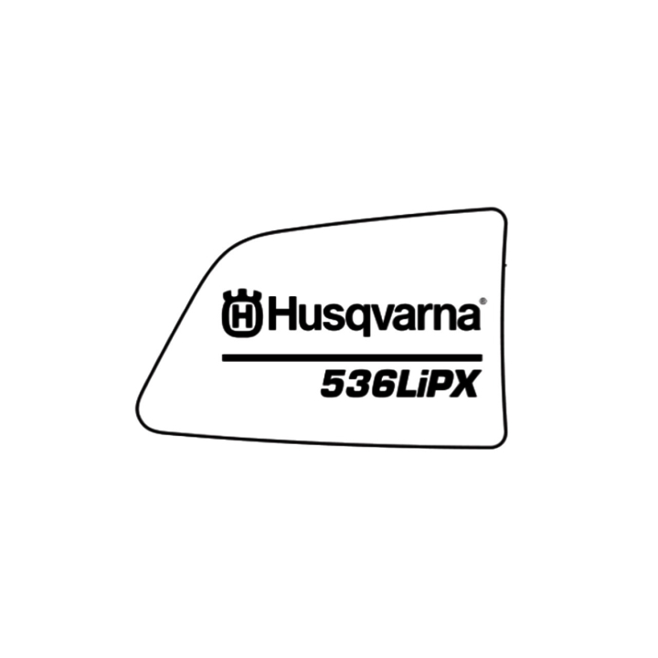 Dekal Husqvarna 536LiPX i gruppen Reservdelar Motorsågar / Husqvarna Motorsågar 500-serie / Reservdelar Husqvarna 536LiPT5 hos Motorsågsbutiken (5886028-03)