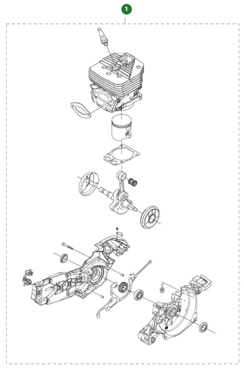 Engine Kit i gruppen hos Motorsågsbutiken (5889928-02)