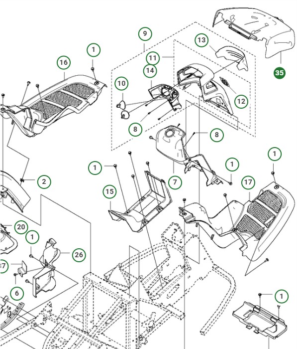 Kåpa, Redskapsram i gruppen  hos Motorsågsbutiken (5892243-01)