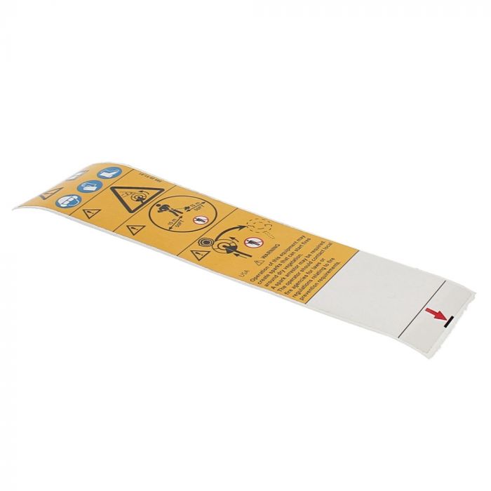 Varningsdekal 5892951-01 i gruppen Reservdelar Röjsågar / Reservdelar Jonsered Röjsågar / Reservdelar Jonsered GC2236 hos Motorsågsbutiken (5892951-01)