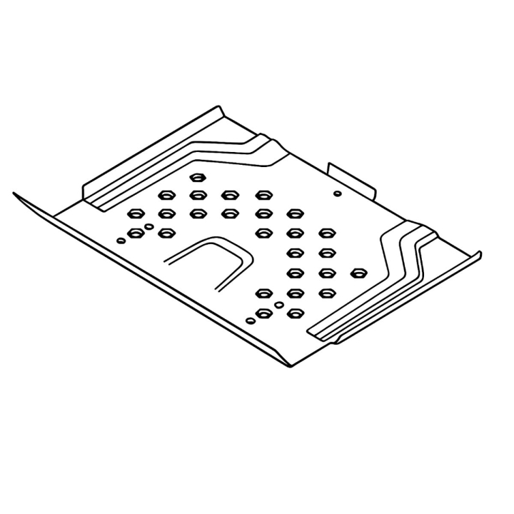 Plate floor pan orange X668 i gruppen hos Motorsågsbutiken (5893046-02)