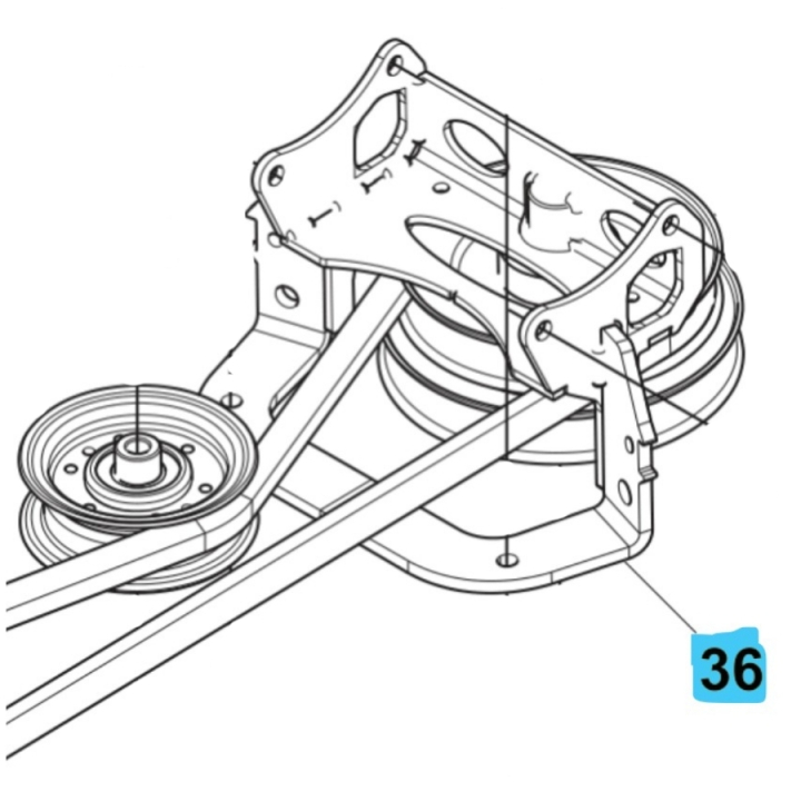 Remskiva Huqvarna Grå i gruppen hos Motorsågsbutiken (5895079-01)