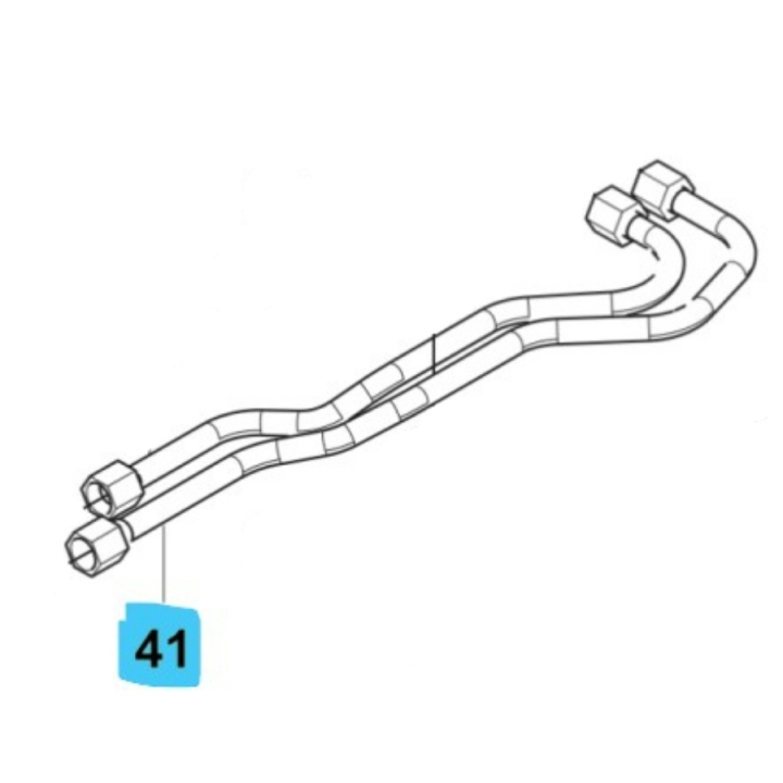Hydraulisk Pipe För Vfmu i gruppen  hos Motorsågsbutiken (5895618-01)