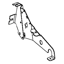 Console Side Rhs Ms 498 Gray i gruppen Övriga Reservdelar / Reservdelar Husqvarna Snöslungor / Reservdelar Husqvarna ST430T hos Motorsågsbutiken (5896268-04)