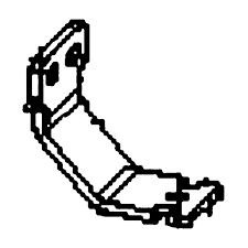 Bracket Track Guide Black Zinc i gruppen Övriga Reservdelar / Reservdelar Husqvarna Snöslungor / Reservdelar Husqvarna ST430T hos Motorsågsbutiken (5905542-02)