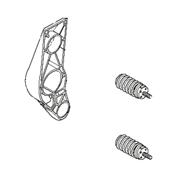 Holder Kit Antivibration 5911860-01 i gruppen Reservdelar Röjsågar / Röjsågar Husqvarna 500-serie / Reservdelar Husqvarna 545RX / T / Autotune hos Motorsågsbutiken (5911860-01)