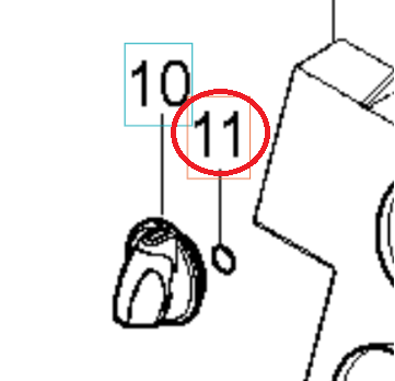 O-Ring 10,2X2,5 Nbr 70 i gruppen Övriga Reservdelar / Reservdelar Husqvarna Högtryckstvättar / Reservdelar Husqvarna PW490 hos Motorsågsbutiken (5926176-68)