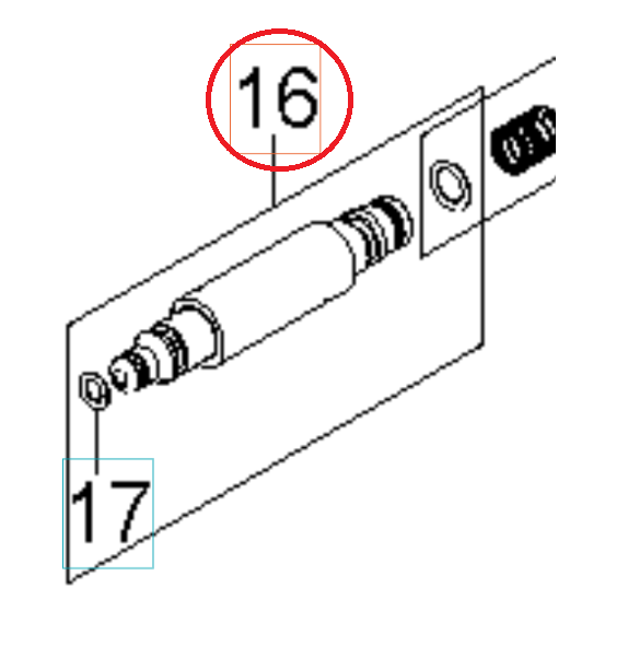 Quick Coupling Outlet Insert i gruppen Övriga Reservdelar / Reservdelar Husqvarna Högtryckstvättar / Reservdelar Husqvarna PW345C hos Motorsågsbutiken (5926176-75)