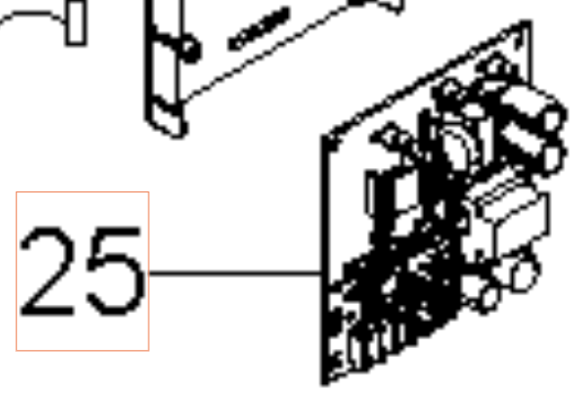 Printed Circuit Board Pcba Wir i gruppen Övriga Reservdelar / Reservdelar Husqvarna Högtryckstvättar / Reservdelar Husqvarna PW235R hos Motorsågsbutiken (5926176-77)