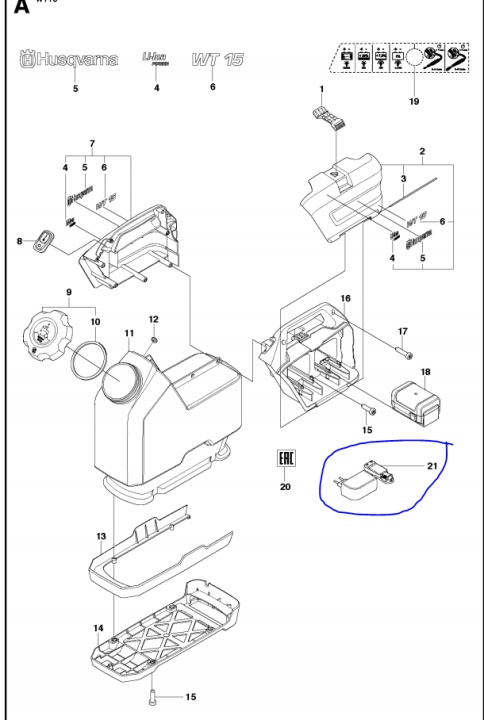 CHARGER 18V LI-ION EU i gruppen Anläggning / Husqvarna Kapmaskiner / Kapmaskinstillbehör hos Motorsågsbutiken (5929939-01)