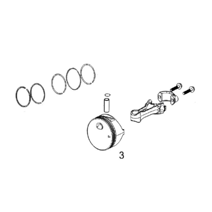Piston Assy Rvm120 Piston And i gruppen hos Motorsågsbutiken (5930561-01)