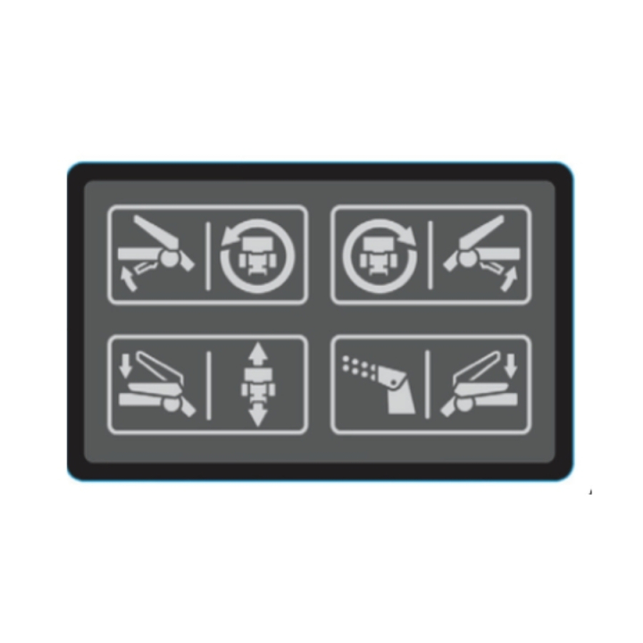 Decal snow console graphic decal.snow.400series.instruct.egov/wheel i gruppen Övriga Reservdelar / Reservdelar Husqvarna Snöslungor / Reservdelar Husqvarna ST430 hos Motorsågsbutiken (5930928-01)