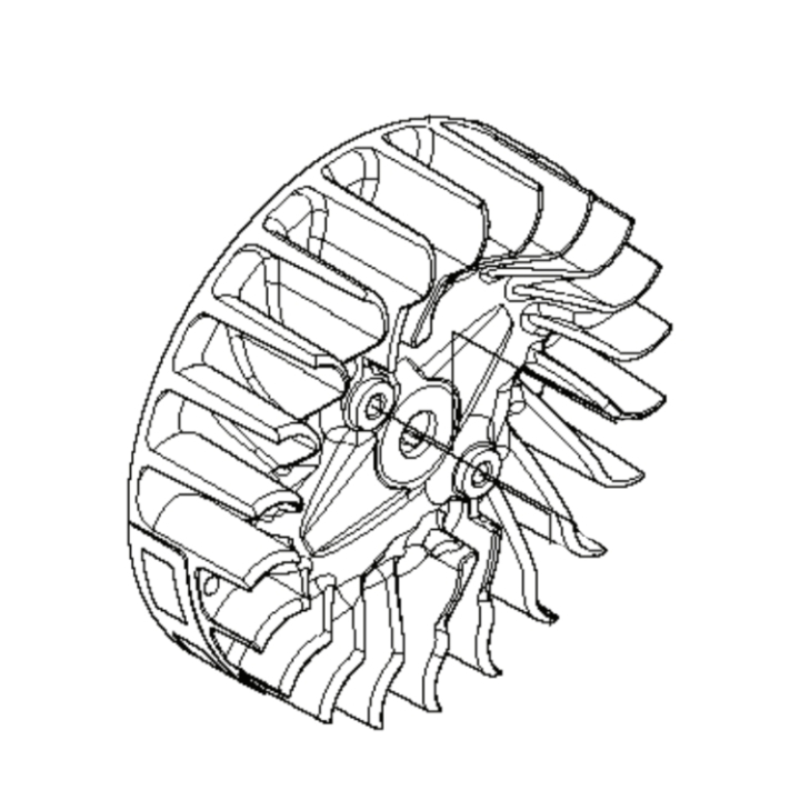 Svänghjul Husqvarna 592XPG i gruppen Reservdelar Motorsågar / Tändsystem & tänddelar / Svänghjul hos Motorsågsbutiken (5932399-02)