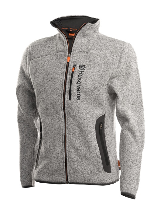 Husqvarna Xplorer Fleecejacka Stålgrå DAM, XS i gruppen Kläder & Skyddsutrustning / Xplorer Fritidskläder hos Motorsågsbutiken (5932522-42)