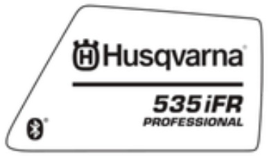 Decal Product i gruppen Reservdelar Röjsågar / Röjsågar Husqvarna 500-serie / Reservdelar Husqvarna 535iFR hos Motorsågsbutiken (5933498-02)