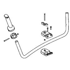 Handlebar Assy Handlebar Assy i gruppen Reservdelar Röjsågar / Röjsågar Husqvarna 500-serie / Reservdelar Husqvarna 535iFR hos Motorsågsbutiken (5936240-02)