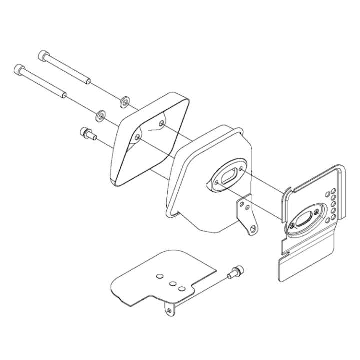 Muffler System i gruppen Reservdelar Röjsågar / Röjsågar Husqvarna 100-serie / Reservdelar Husqvarna 131R hos Motorsågsbutiken (5936583-01)