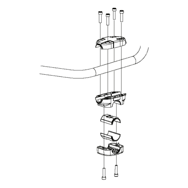 Handle Bracket 31R/33R i gruppen Reservdelar Röjsågar / Röjsågar Husqvarna 100-serie / Reservdelar Husqvarna 131R hos Motorsågsbutiken (5938254-01)