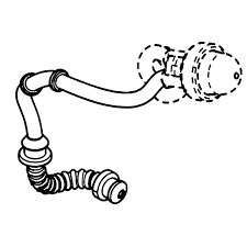 Fuel Hose Purge Out 5939764-01 i gruppen Reservdelar Motorsågar / Husqvarna Motorsågar 500-serie / Reservdelar Husqvarna 592 XP/G hos Motorsågsbutiken (5939764-01)