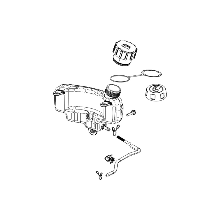 Fuel Tank Rato 120 i gruppen hos Motorsågsbutiken (5949844-01)