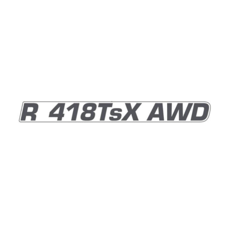 DECAL ENGINE HOOD R 418TSX AWD i gruppen  hos Motorsågsbutiken (5949895-03)