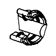 Clip Convoluted Tube, 1/4 Blac i gruppen Övriga Reservdelar / Reservdelar Husqvarna Snöslungor / Reservdelar Husqvarna ST430T hos Motorsågsbutiken (5952717-01)