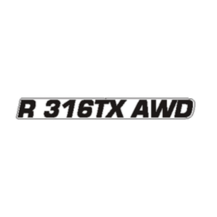 Decal engine hood r 316tx awd i gruppen hos Motorsågsbutiken (5952749-04)