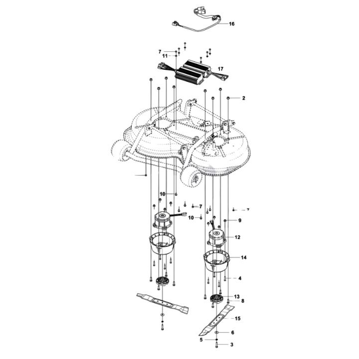 Cutting Deck System Complete i gruppen  hos Motorsågsbutiken (5959316-01)