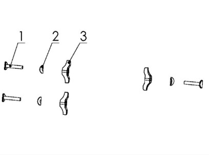 HANDLE WING NUTS i gruppen Övriga Reservdelar / Reservdelar Husqvarna Snöslungor / Reservdelar Husqvarna ST124 hos Motorsågsbutiken (5960137-01)